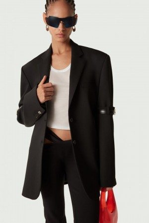 Chamarra Coperni Híbrido Oversized Tailored Mujer Negros | 58239719