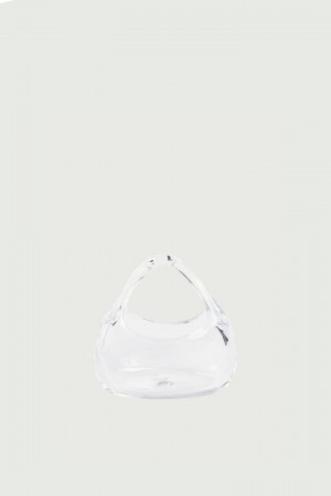 Glass Bags Coperni Micro Baguette Mujer Blancos | 17356289