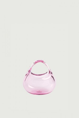 Glass Bags Coperni Micro Baguette Mujer Rosas | 5421639