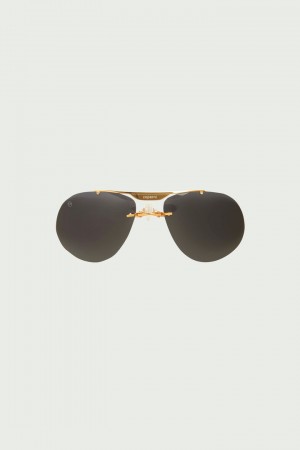 Lentes de Sol Coperni Clip On Aviator Mujer Negros | 85431929