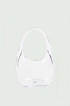 Swipe Bag Coperni Glass Mini Mujer Blancos | 70692159