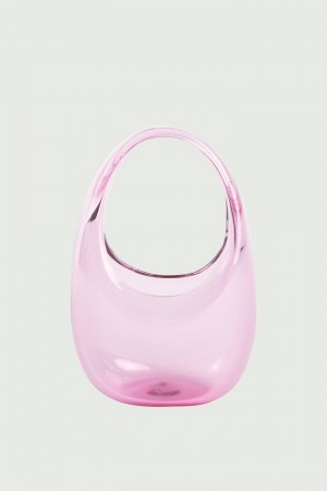 Swipe Bag Coperni Glass Mini Mujer Rosas | 38160279