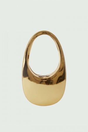 Swipe Bag Coperni Metallic Mujer Dorados | 63049279