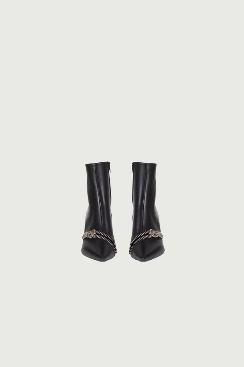 Botines Coperni Zip Mujer Negros | 62541099