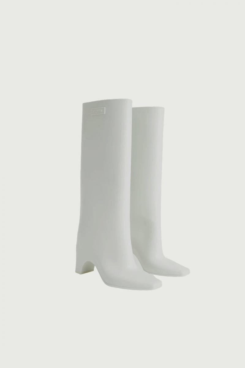 Bridge Boot Coperni Rubber Mujer Blancos | 72956319