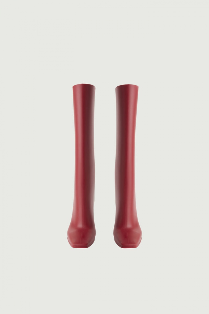 Bridge Boot Coperni Rubber Mujer Rojos | 23704659