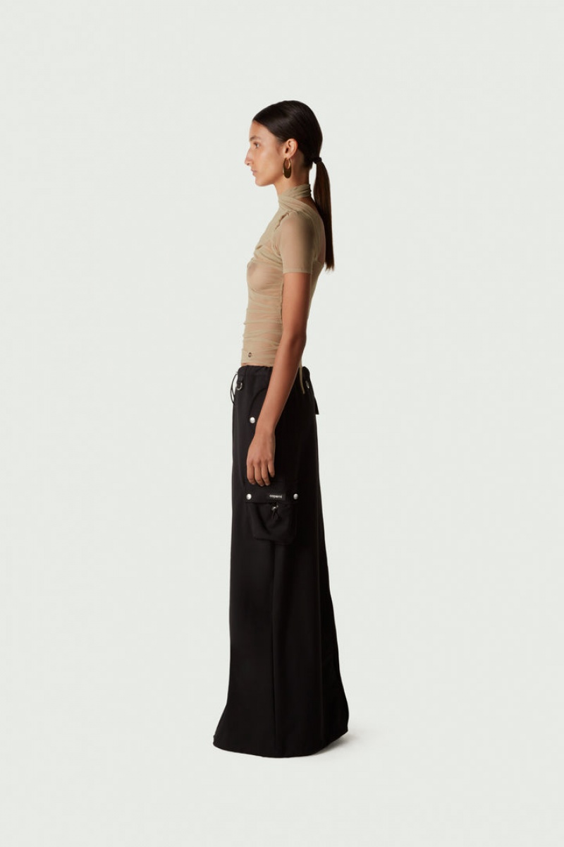 Falda Coperni Tailored Cargo Maxi Mujer Negros | 27153499