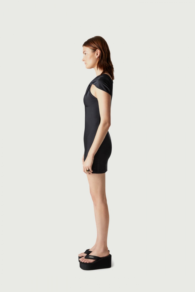 Vestido Coperni Cut-Out Jersey Mujer Negros | 39764859