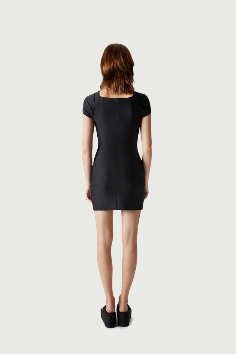 Vestido Coperni Cut-Out Jersey Mujer Negros | 39764859